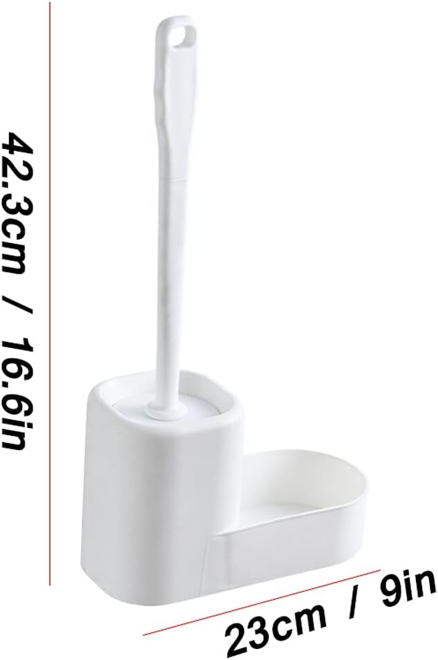 Stylish Toilet Brush with Holder Set