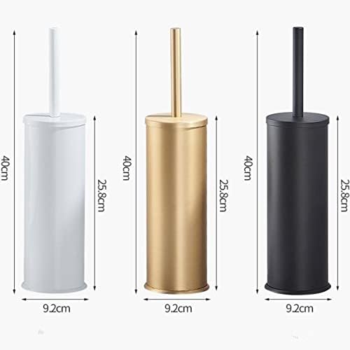 ZTBH Toilet Brush Holder Aluminum Brushed Gold