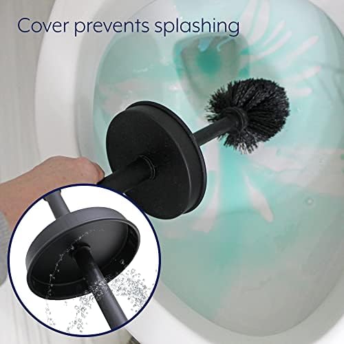 AuldHome Design Farmhouse Toilet Brush Holder Set