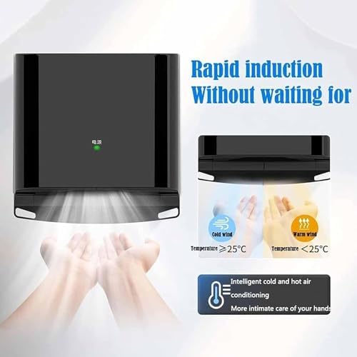 Automatic Sensor Hand Dryer 1250W Gold Wall Mounted