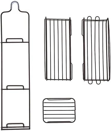 FINANCIALLY LIT 3-Tier Shower Head Organizer Stainless Caddy