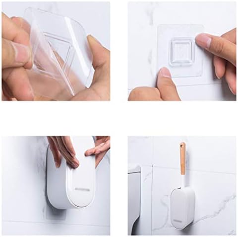 YQBUER Toilet Brush with Automatic Lid