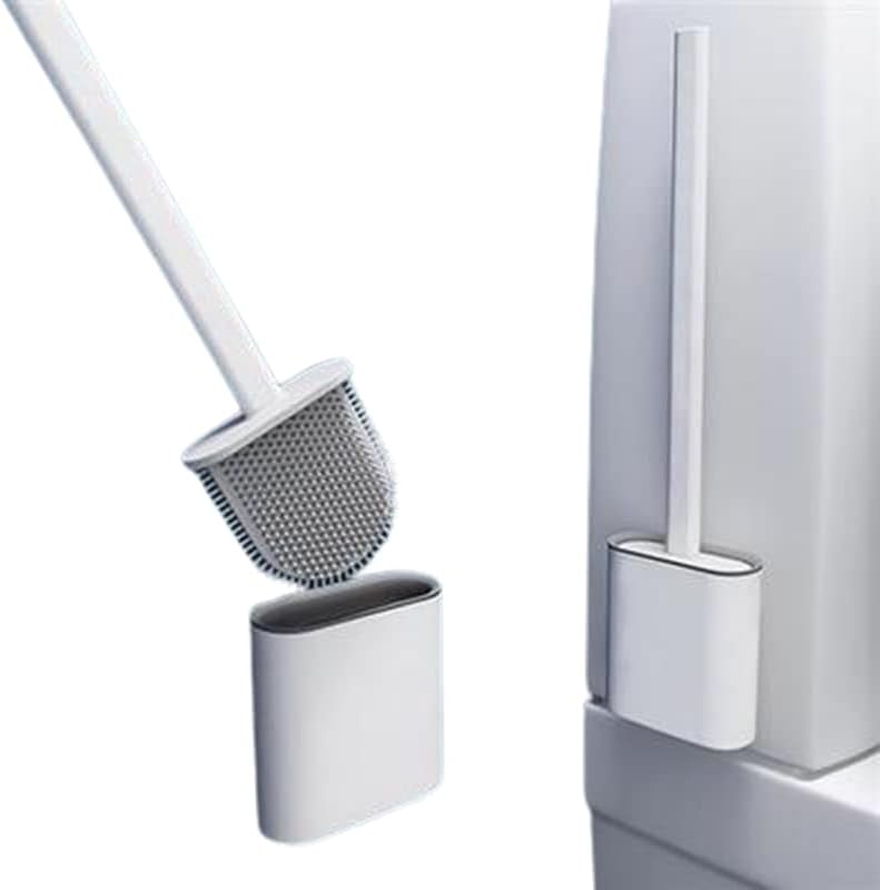IKKSA Wall Mounted Toilet Brush with Holder Green