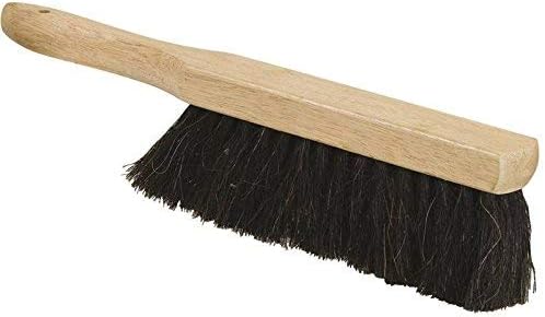 Quickie Horse Hair Bench Brush with 135 Inch Wooden Handle
