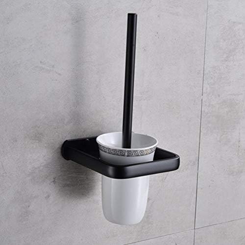 LUDSUY Bathroom Brush Holder with Storage Rack