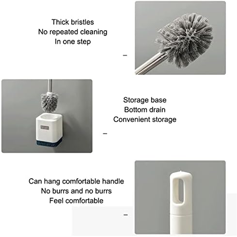 UOHUFIDABFD Toilet Brush Holder with Long Handle