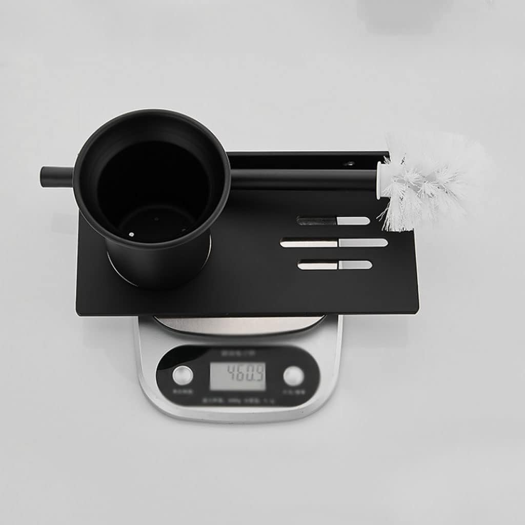 INKTUS Toilet Brush with Holder and Long Handle for Bathroom Cleanliness