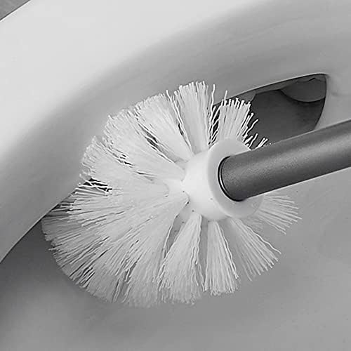 YIORYO Toilet Brush Set with Holder - Modern Durable