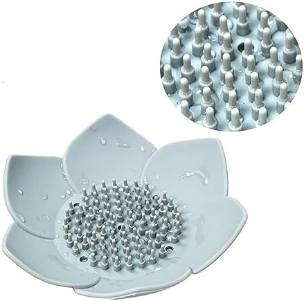 3 Pack Soap Dishes with Draining and Non-Slip Design