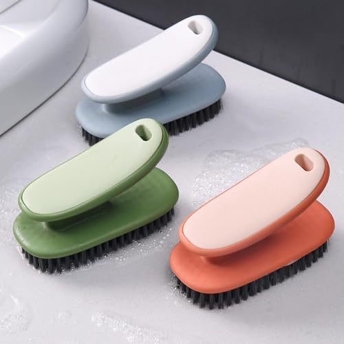 PLSMY 2-Piece Cleaning Brush Set for Home Kitchen Bathroom Clothing
