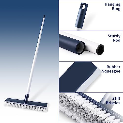 BOOMJOY Floor Scrub Brush Toilet Brush Set