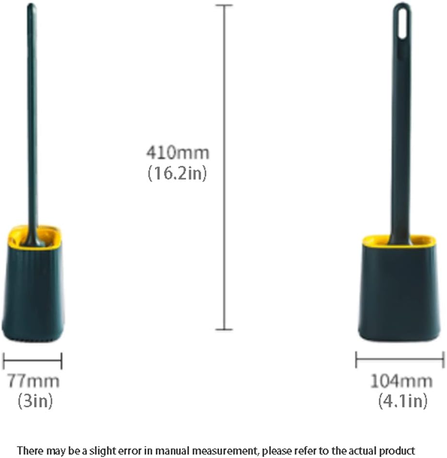SYXL Toilet Brush with Silicone Head and Holder