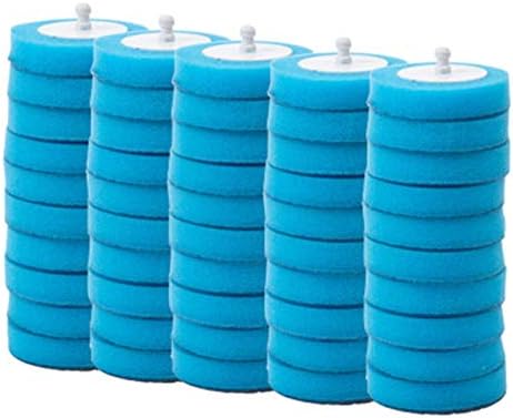 Leying Disposable Toilet Wand Brush Kit with 50 Brush Heads