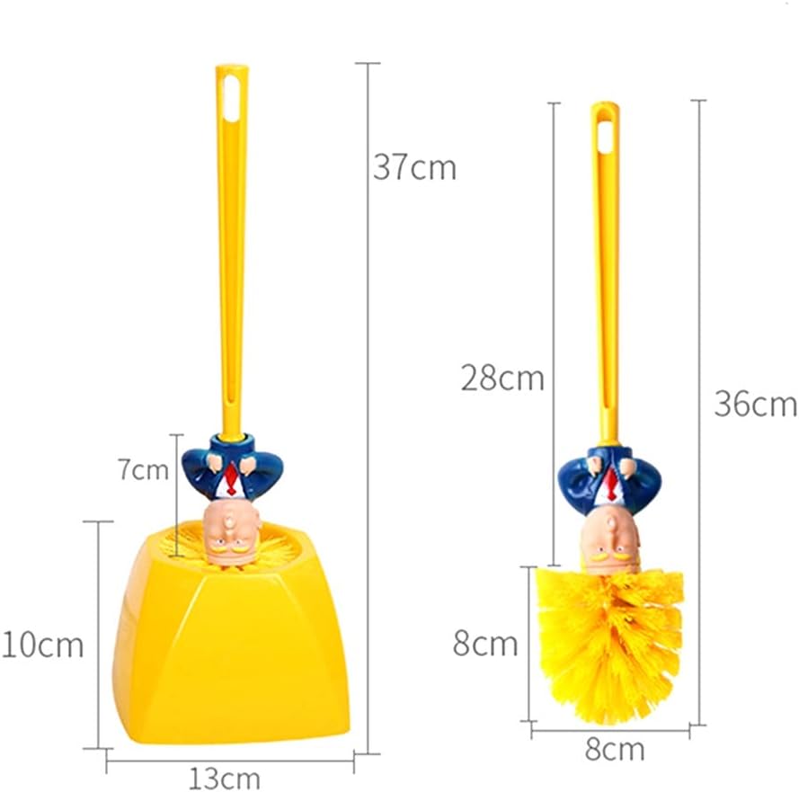 Toilet Brush Gag Gift with Holder