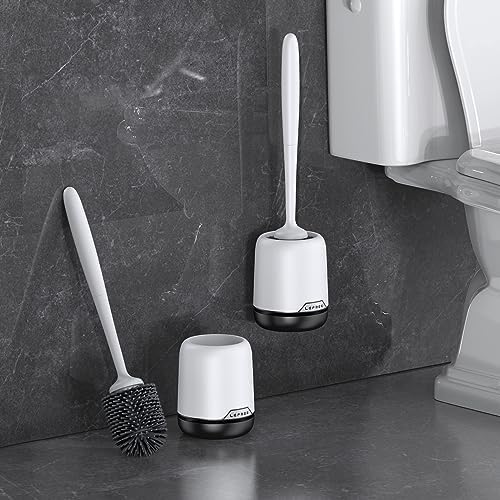 Lefree Toilet Brush Set 3 Pack with Ventilated Holder