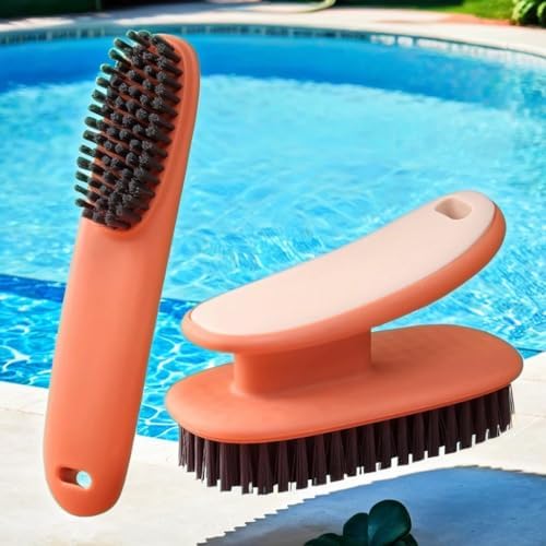 PLSMY 2-Piece Cleaning Brush Set for Home Kitchen Bathroom Clothing