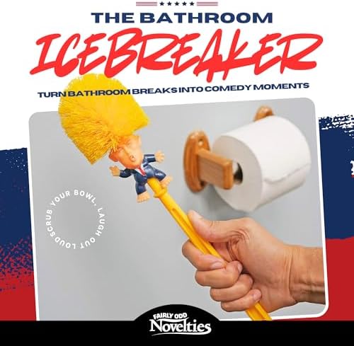 Donald Trump Toilet Bowl Brush Funny Political Gift