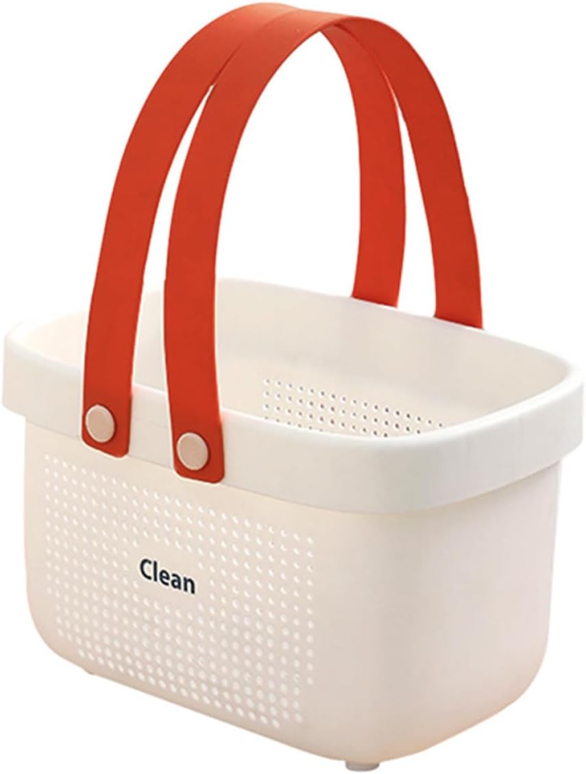 ABOOFAN Portable Shower Towel Basket with Handle 1