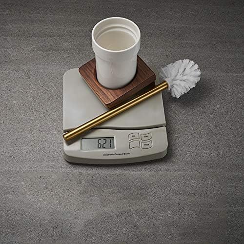 UNNS Toilet Brush with Holder Wall-Mounted Ceramic