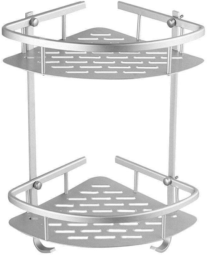 FINANCIALLY LIT 2 Layer Wall Mounted Shower Caddy