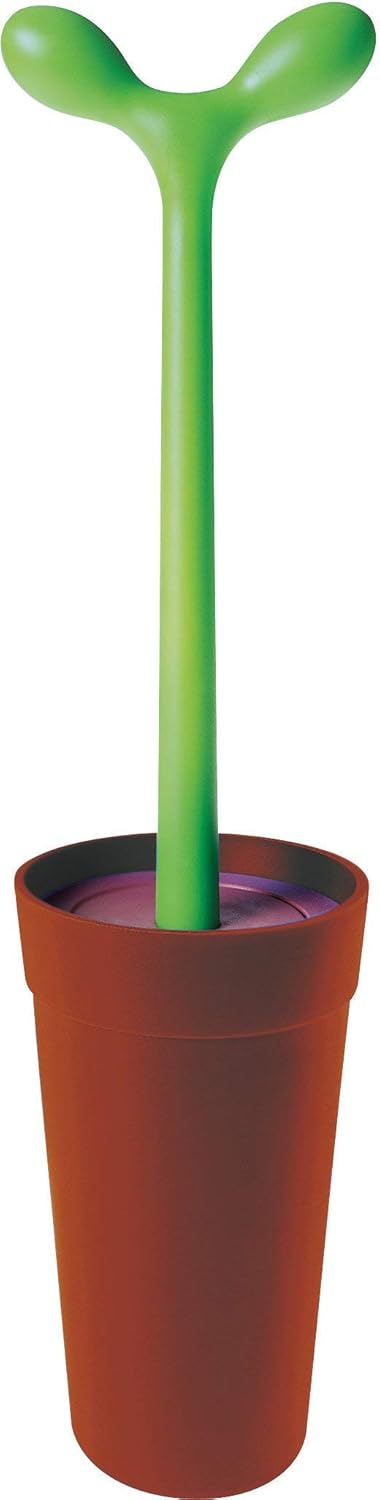 Alessi Merdolino Toilet Brush Brown 1