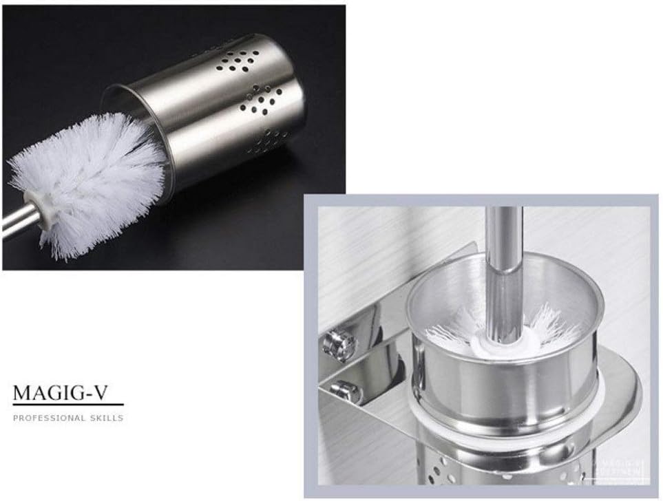 SPOUR Toilet Brush Holder with Base Wall Mount