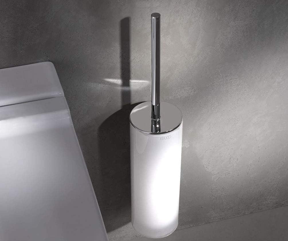 Keuco Edition 400 Toilet Brush Set - Brushed Black Chrome 1