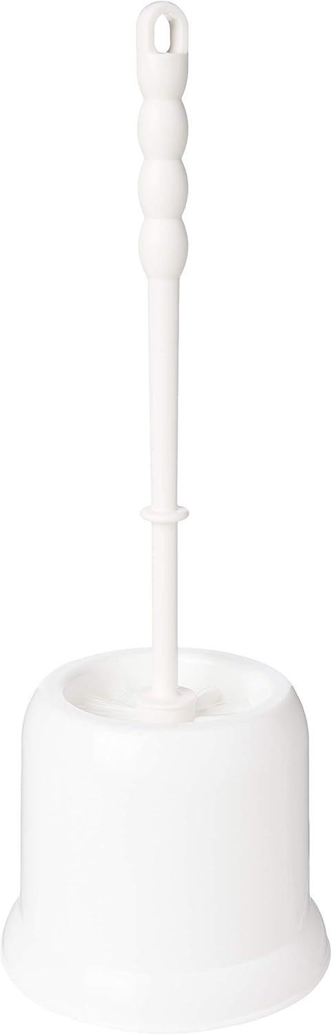 Addis Toilet Brush Round Open Holder White