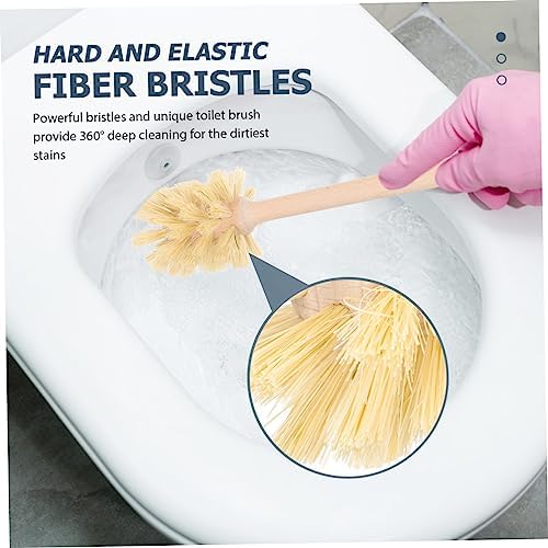 KOMBIUDA 360 Deep Cleaning Toilet Brush with Anti-Slip Handle