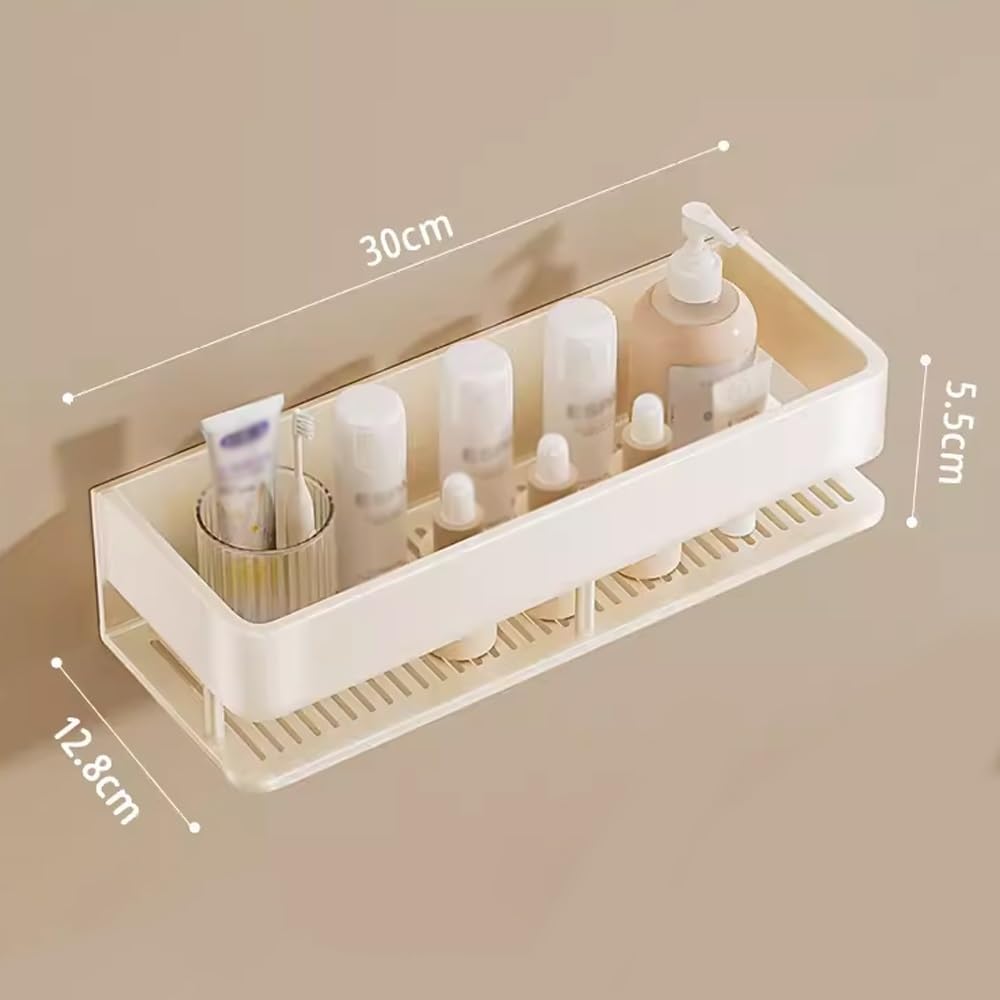 Floating Shower Shelf Racks for Bathroom Organizer Over Toilet 1