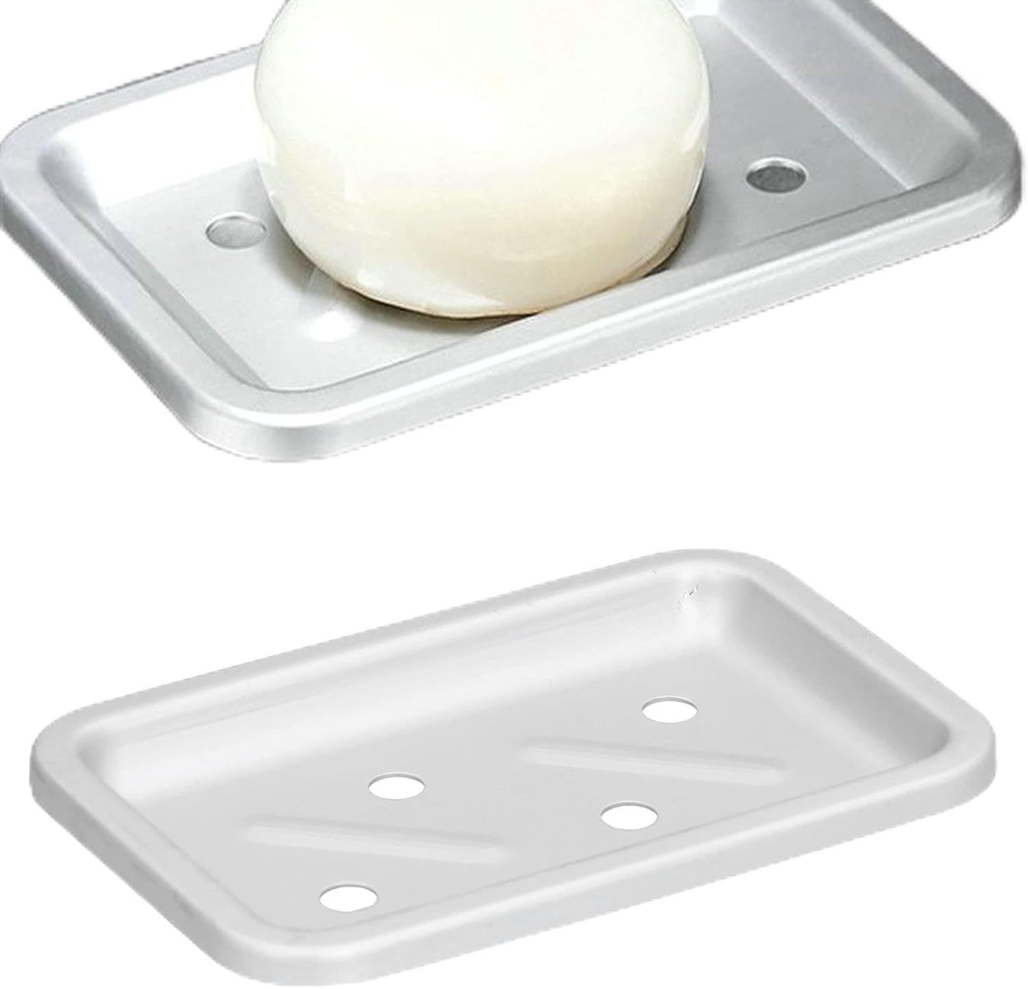 Hyuduo Wall Mounted Shower Shelf Drain Storage Rack