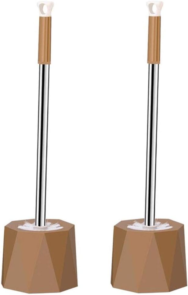 SPOUR Toilet Brush Holder with Long Handle Brush 2 Sets