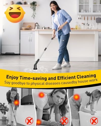 Electric Spin Scrubber with IPX7 Waterproof 3 Speeds