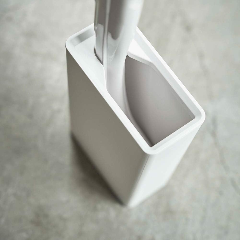 Yamazaki 4855 Toilet Brush Stand White 1