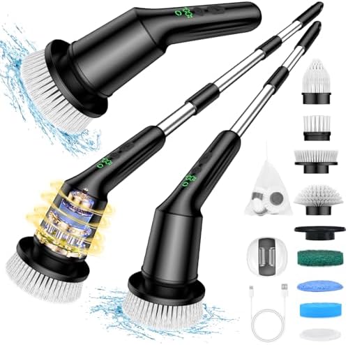 Electric Spin Scrubber with IPX7 Waterproof 3 Speeds