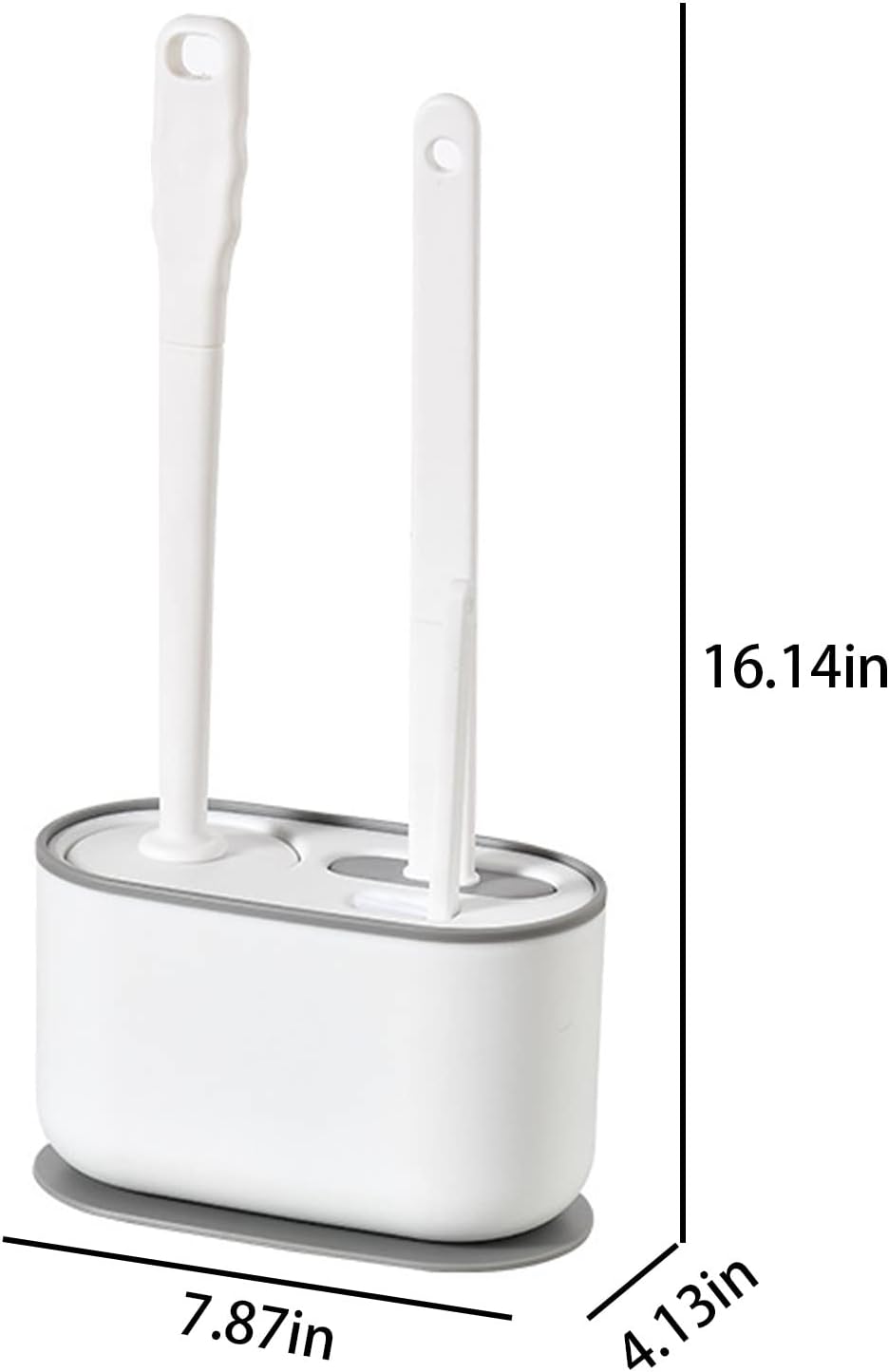 CENGNIAN Toilet Brush and Holder Set 3 in 1
