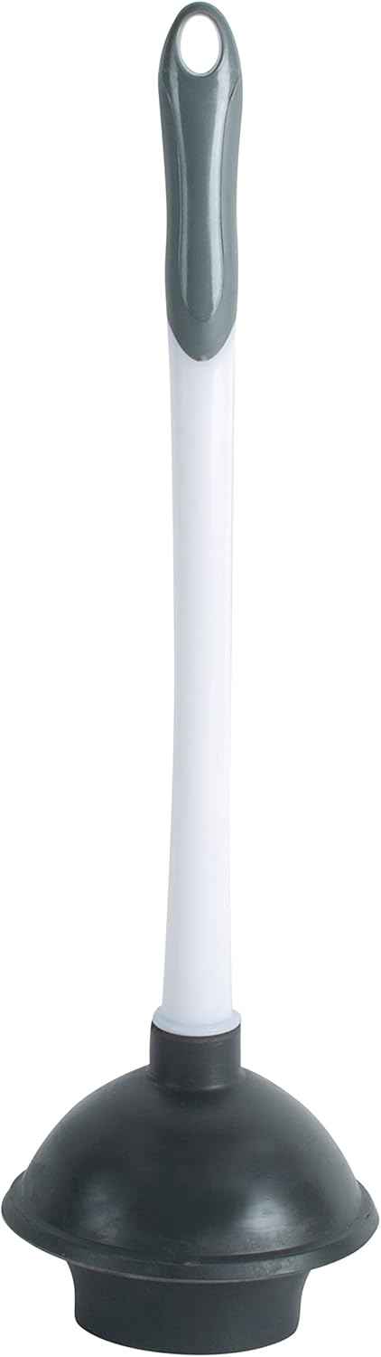 Bath Bliss 2-in-1 Bowl Plunger Set Compact Space-Saving Bathroom Tool