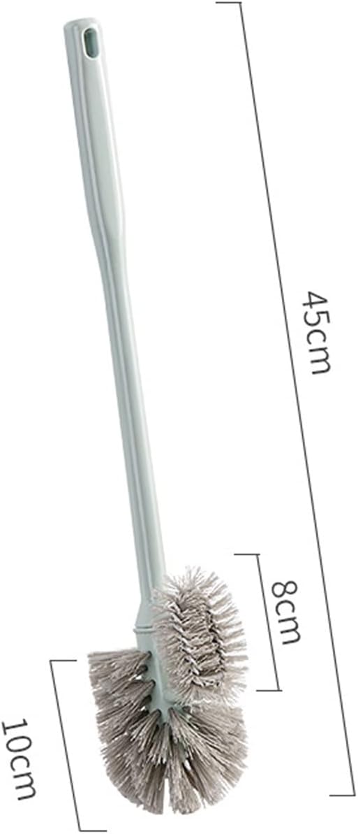TOMYEUS Toilet Brush with Wall Mount and Long Handle