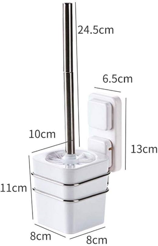 SPOUR Toilet Brush Holder with Base White 37cm