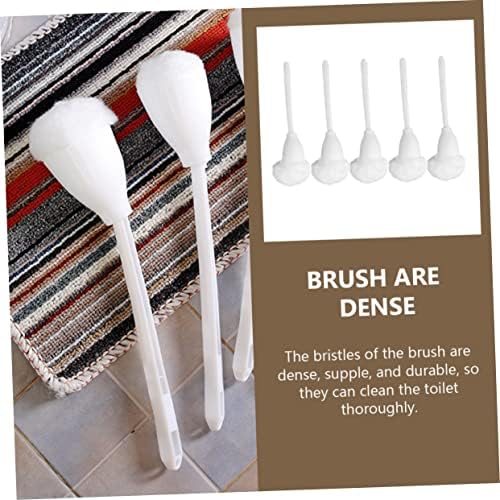 Alipis 5pcs Toilet Brush Set with Holder