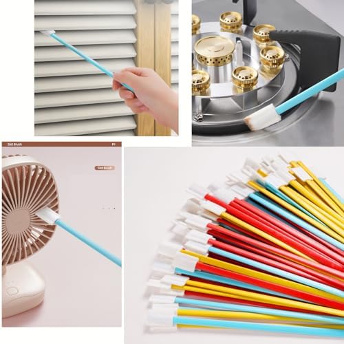 Blue 50Pcs Crevice Cleaning Brush Set