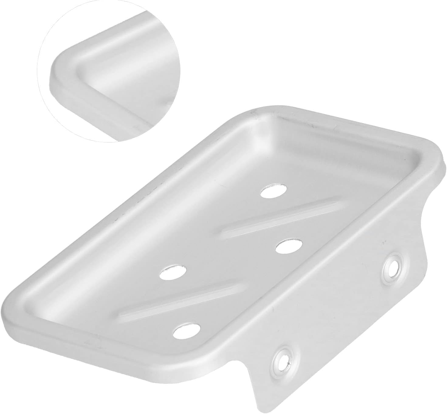 Hyuduo Wall Mounted Shower Shelf Drain Storage Rack