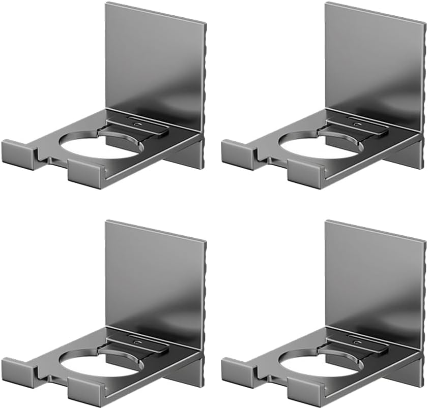 Adjustable Wall-Mounted Shampoo Bottle Holder