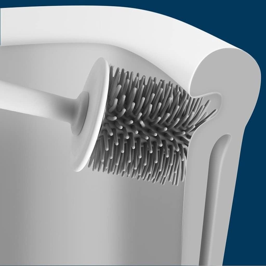 Stylish Toilet Brush with Holder Set