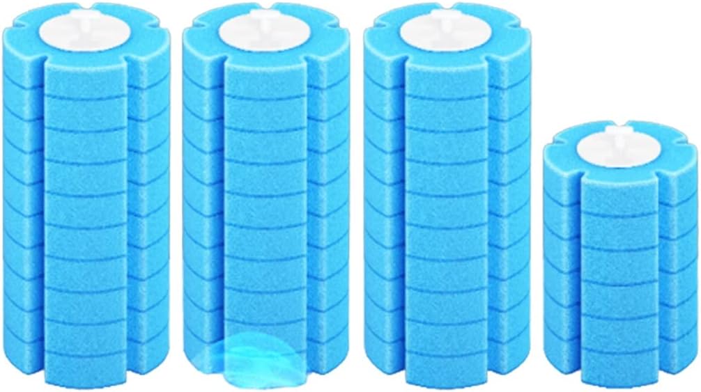 Disposable Toilet Brush with 12 Refills Blue