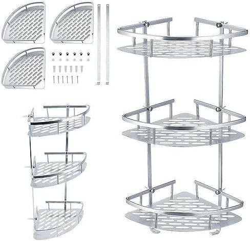 FINANCIALLY LIT Corner Shower Shelf Organizer 1