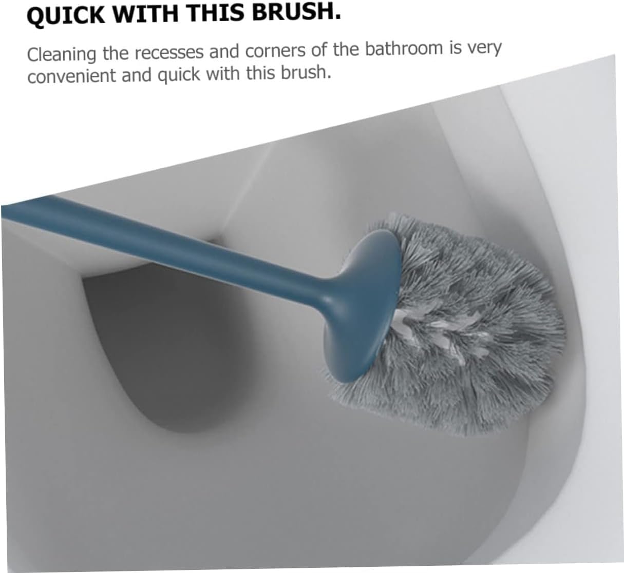 UINGBPXT Pink Toilet Brush with Holder and Plunger Combo 1