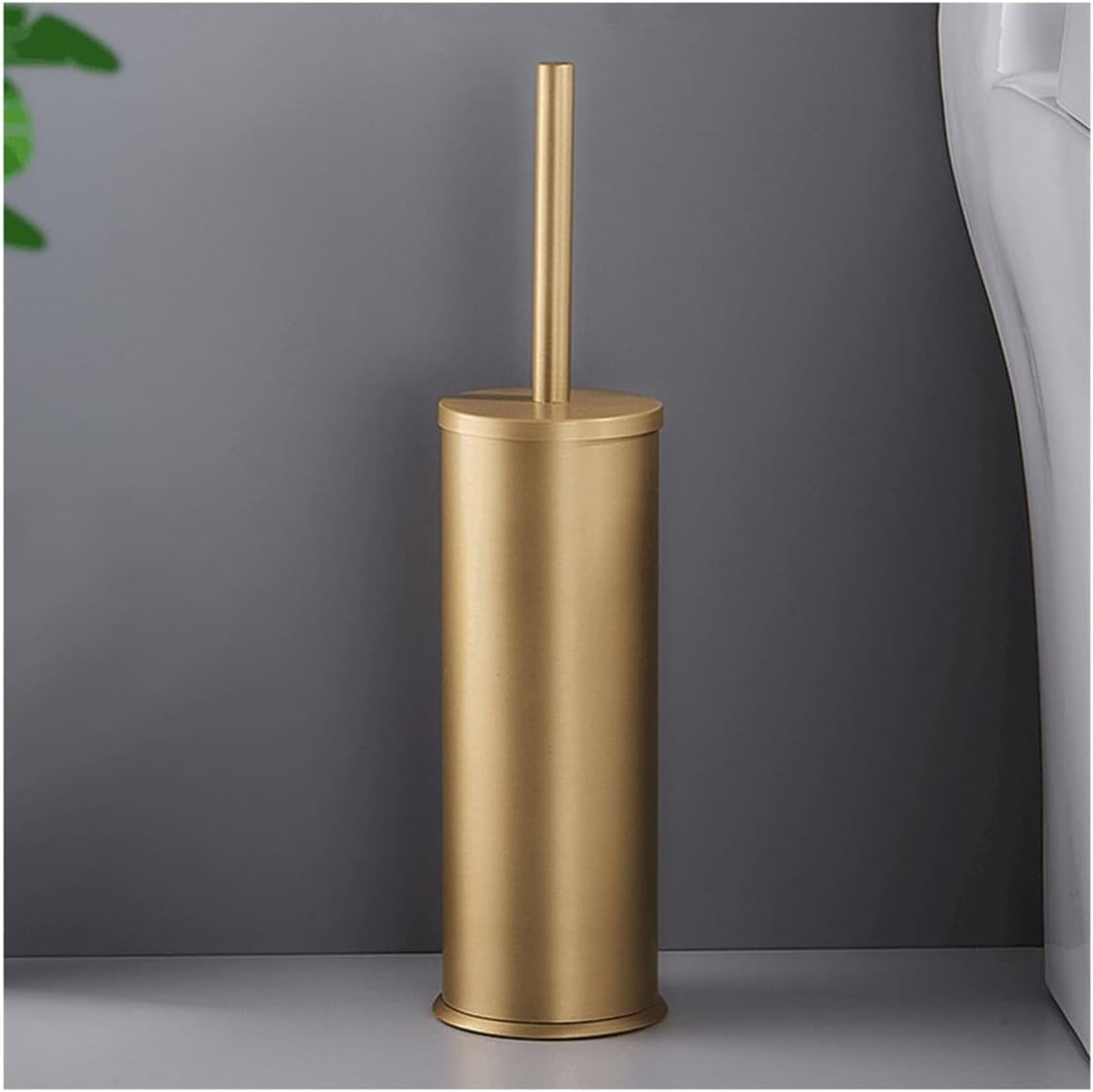 TYZK Brushed Gold Toilet Brush Holder