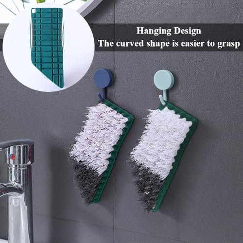 Oniapro V-Shape Toilet Scrub Brush Bendable Non-Slip
