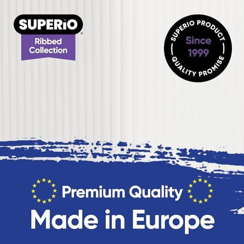 Superio Decorative Toilet Brush Set White 2 Pack